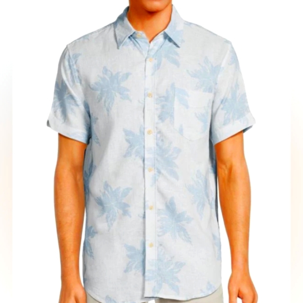 Ben Sherman Men's Floral Blend Button Down Shirt New Size Medium